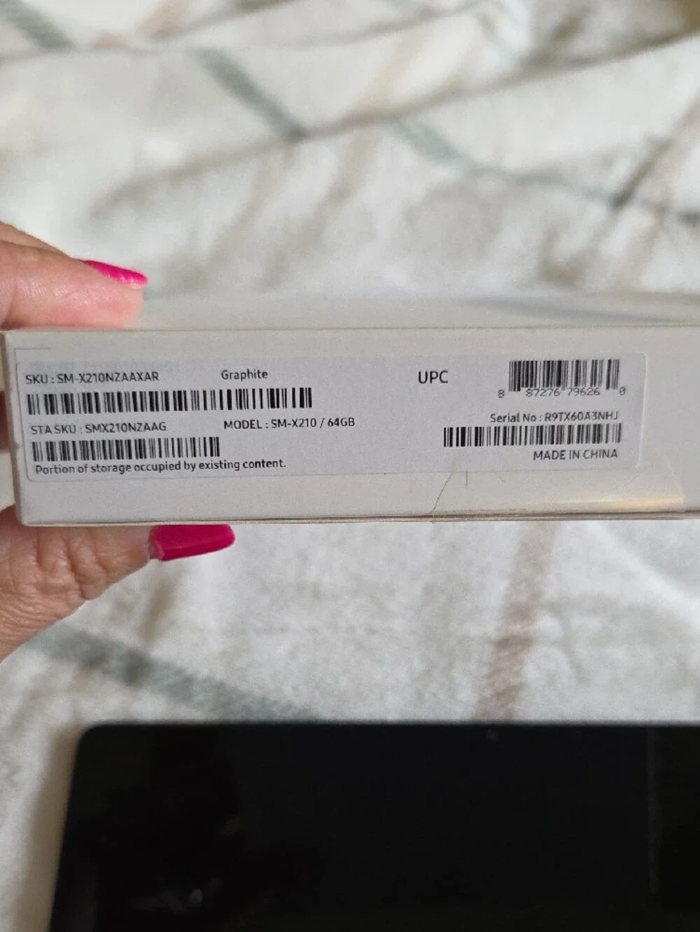 Samsung Galaxy Tab A9+ Black Display Tablet
